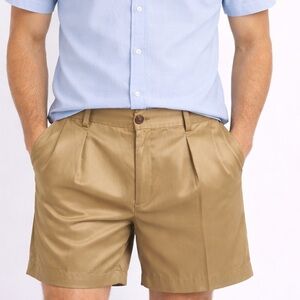 Harold’s Vintage Satin Silk Blend Caramel Camel Brown Tan Cognac Shorts